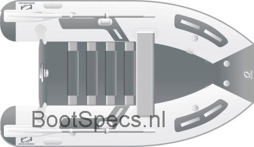 Zodiac Cadet 270 Roll Up specificaties
